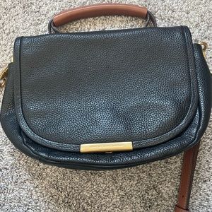 Marc by Marc Jacobs leather two-tone saddle bag
